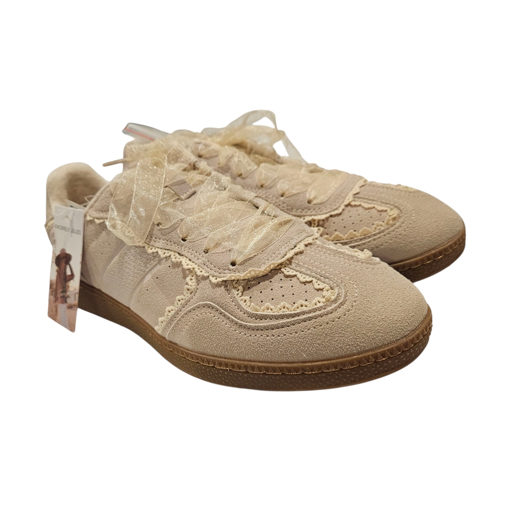 NIB - Sincerely Jules - Ivory Sneakers - Size 8.5 - Picture 5 of 12